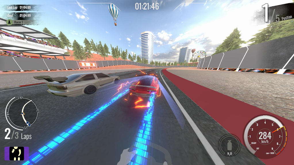 True-to-life tracks, 
real lighting — a world far beyond screen.